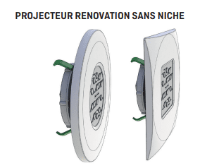 PROJECTEUR RENOVATION PISCINE